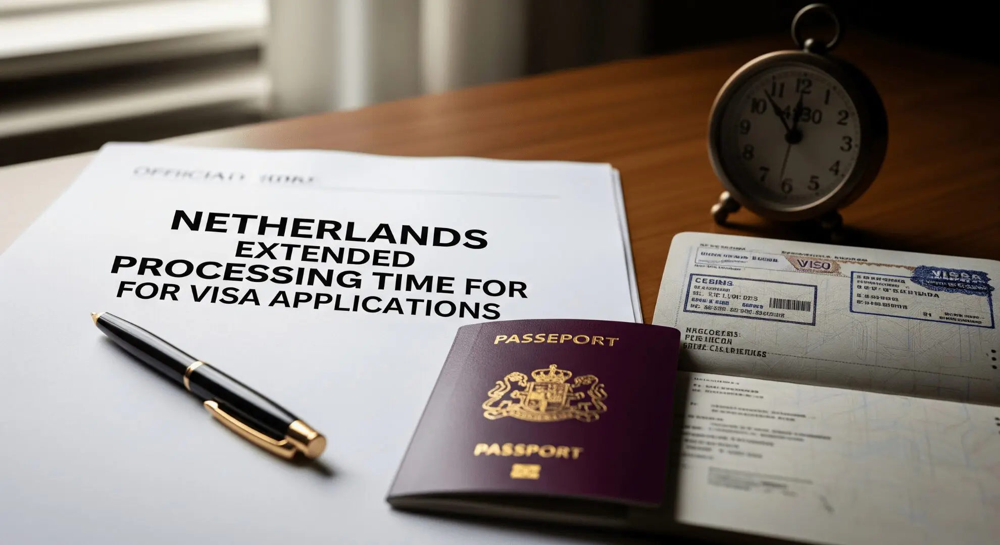 Netherlands Extended Processing Time for Visa Applications