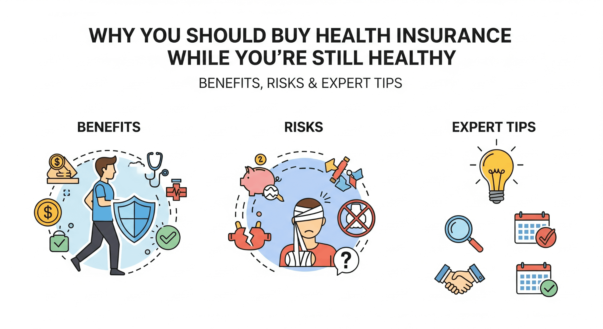 Why You Should Buy Health Insurance While You’re Still Healthy – Benefits, Risks & Expert Tips
