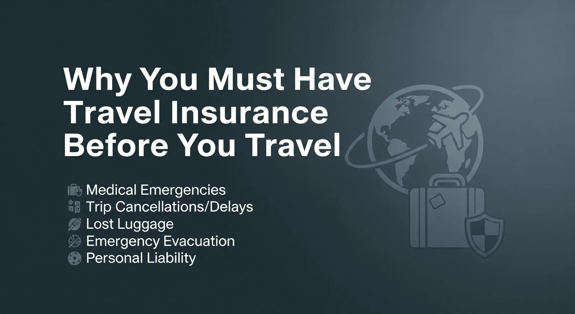 Why You Must Have Travel Insurance Before You Travel