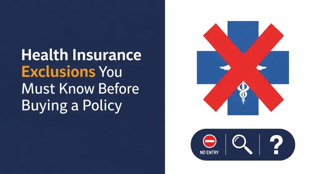 Health Insurance Exclusions You Must Know Before Buying a Policy