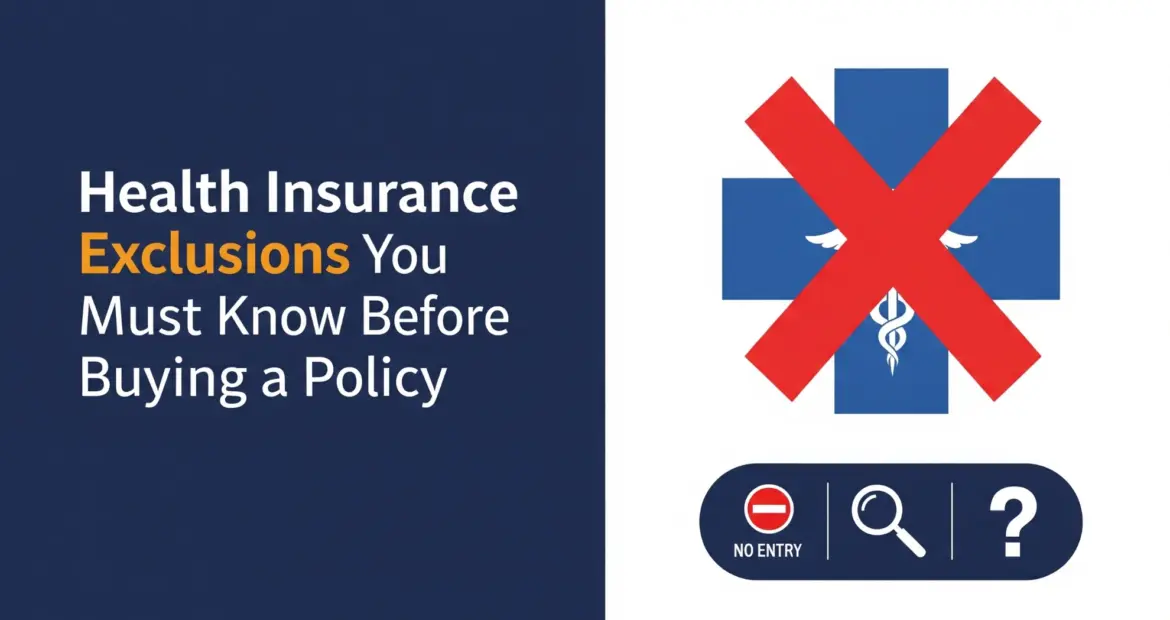 Health Insurance Exclusions You Must Know Before Buying a Policy